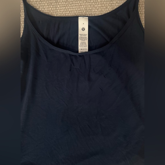 Lululemon Athletica Modal Silk Blend Spaghetti strapped Tank Top - Picture 3 of 4